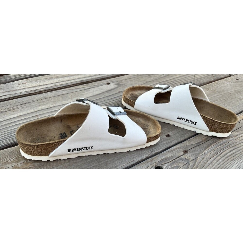 Birkenstock Arizona Women’s 36 US 5 Slide Sandals - White - Picture 13 of 16